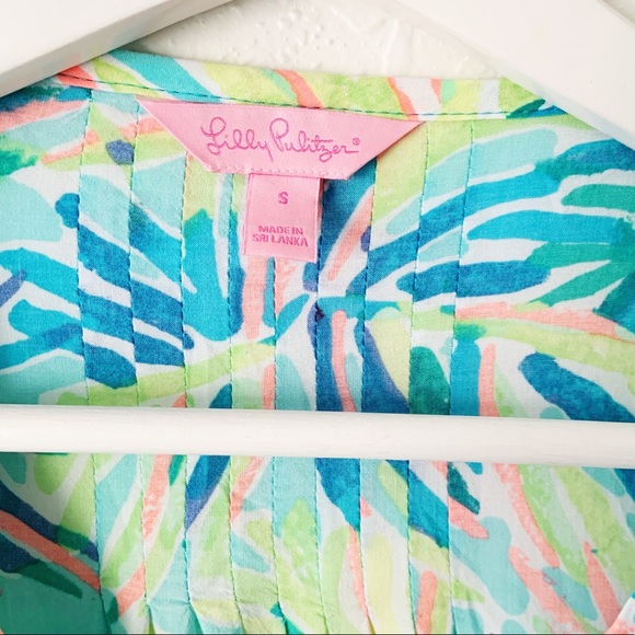 Lilly Pulitzer Daylen Tunic in Multi Serenity Now Small - Picture 3 of 4
